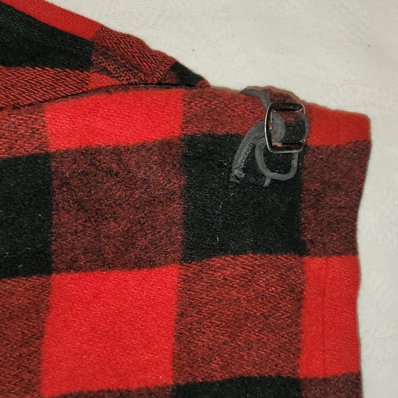 Vintage Woolrich jacket 100% wool red buffalo plaid coat red black checkered - Picture 7 of 9